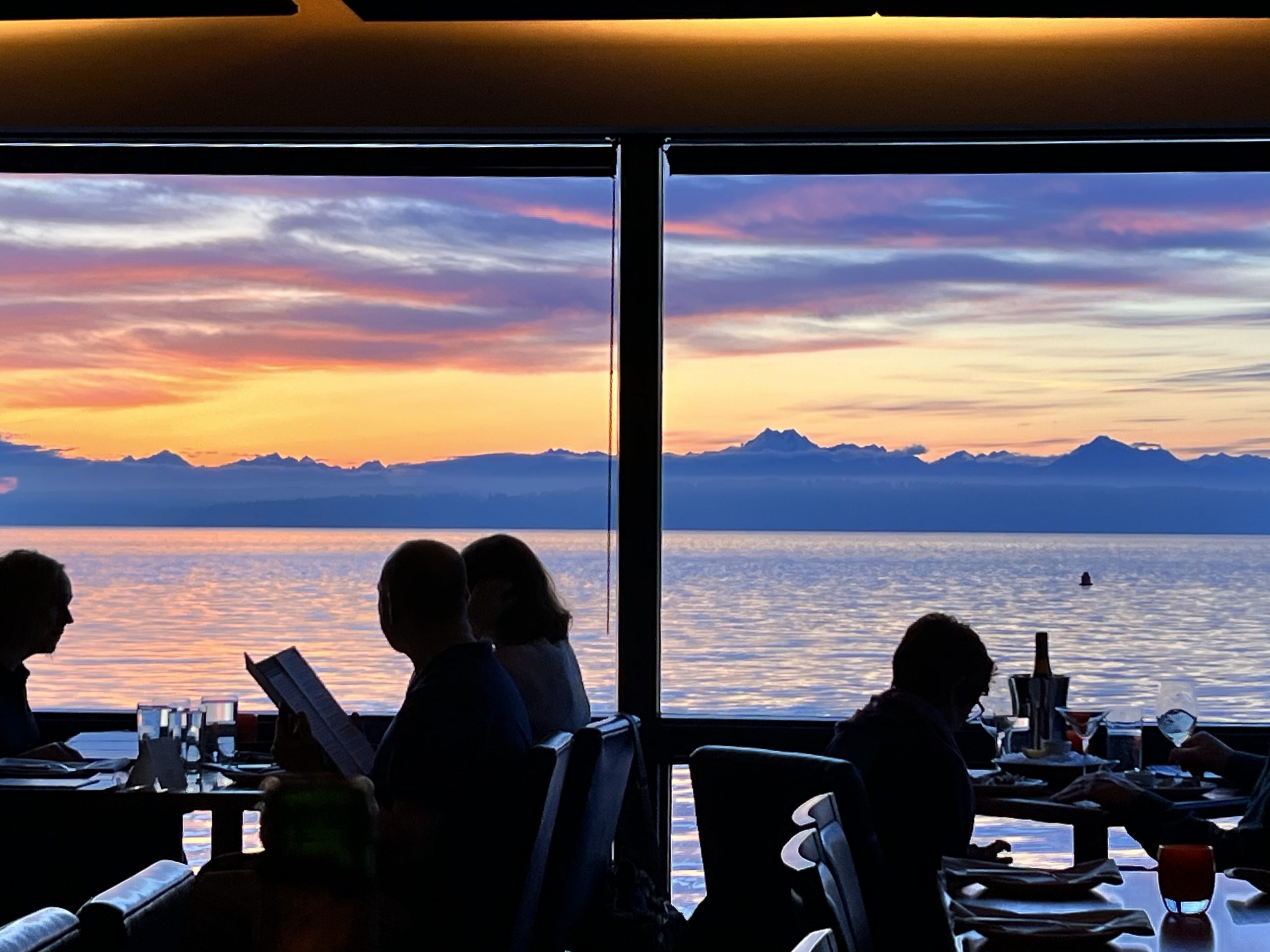 Ray's Boathouse guests dining on the waterfront in Seattle WA